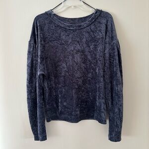 Free People (We The Free) Milan Layering Top In Crushed Velvet - XS